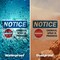 Signmission Chemical Spray In Progress Sign, Vinyl Decal, 10in W x 7in L, 2PK OS-2PACK-NS-D-710-L-10567 - alternate 6